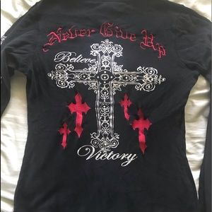 Cowgirl Tuff Co. thermal long sleeve shirt.